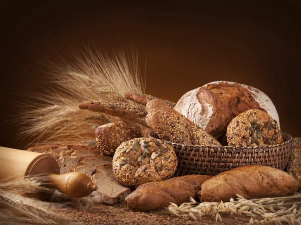Διάφορες ψωμί — Φωτογραφία Αρχείου