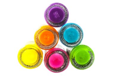 renkli nailpolish