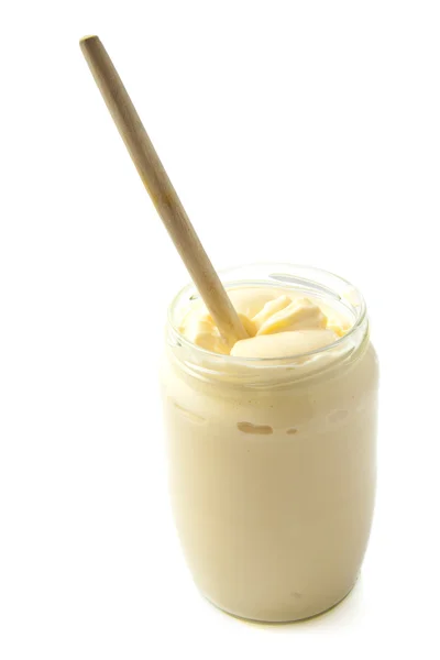 Jar met mayo — Stockfoto