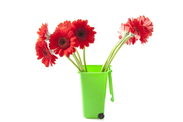 Recycle the flowers — Stock Photo, Image