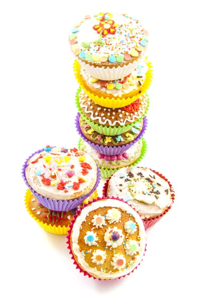 Colorful cupcakes — Stock Photo, Image