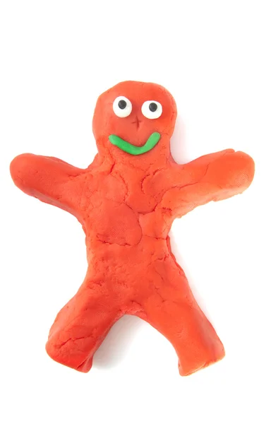 Happy clayman — Stock Photo, Image