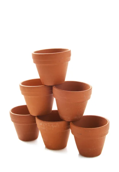 Ceramic flowerpots — Stock Photo, Image