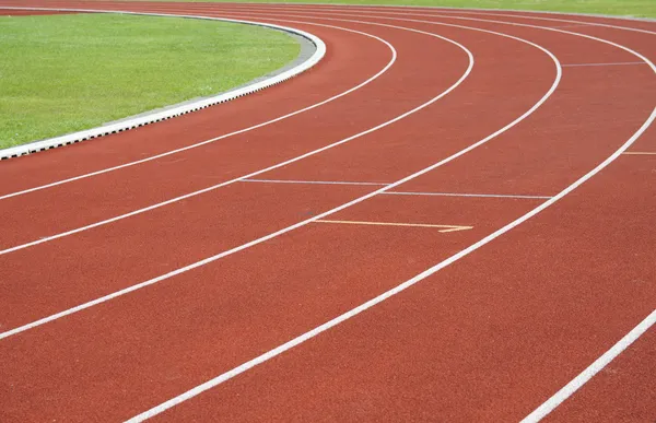 Trilhas de corrida — Fotografia de Stock