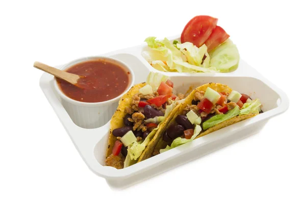 Zestaw obiadowy Taco — Zdjęcie stockowe