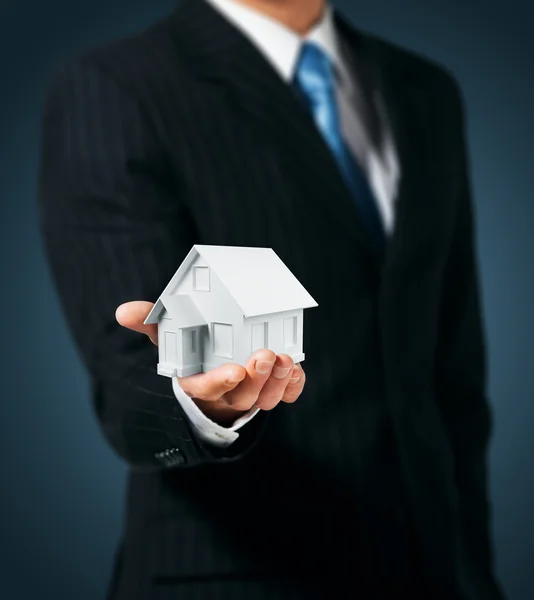 House in hand — Stock Photo, Image