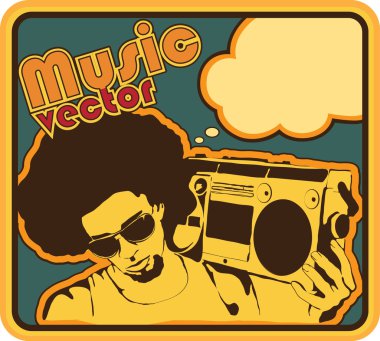 Music background clipart
