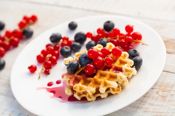 Blaubeeren und Johannisbeeren — Stockfoto