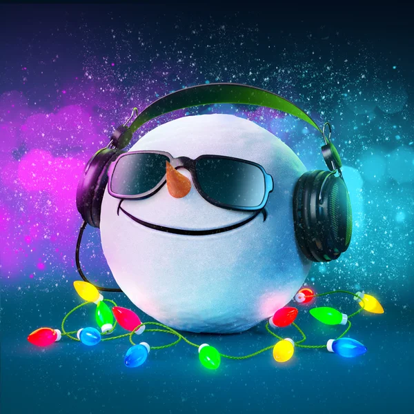 Funny snowball — Stock Photo, Image