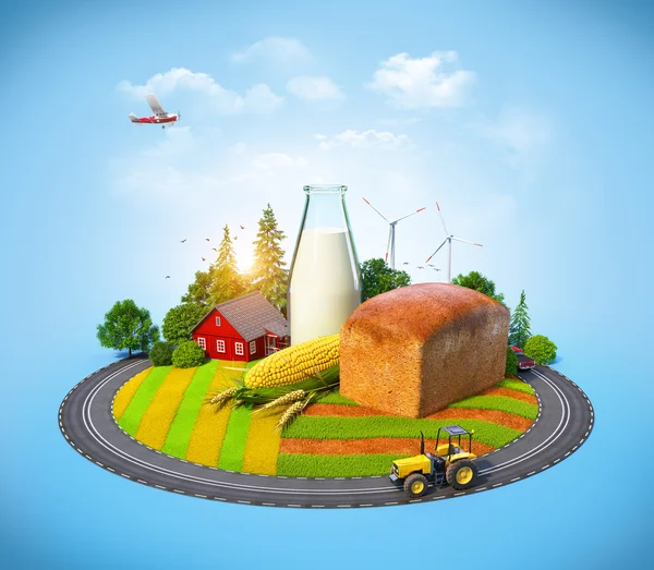 Agrarian background — Stock Photo, Image