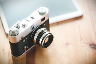 eski vintage fotoğraf makinesi