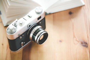 eski vintage fotoğraf makinesi