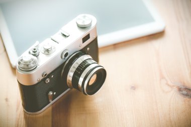 eski vintage fotoğraf makinesi