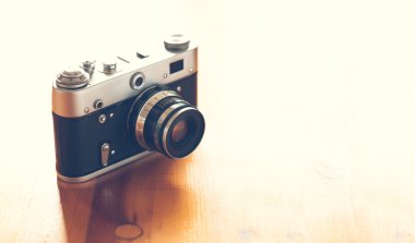 eski vintage fotoğraf makinesi