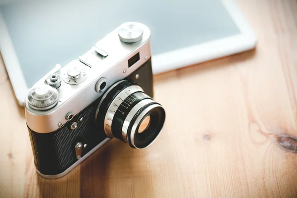 Παλιά εκλεκτής ποιότητας φωτογραφική μηχανή — Φωτογραφία Αρχείου