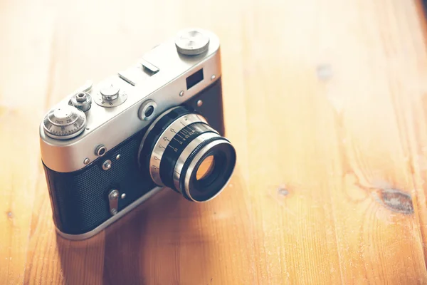 Oude vintage camera — Stockfoto