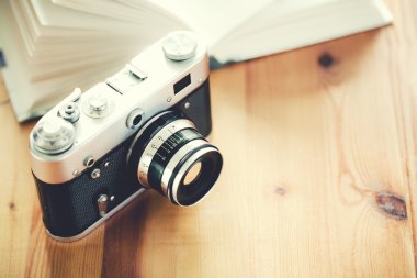 eski vintage fotoğraf makinesi