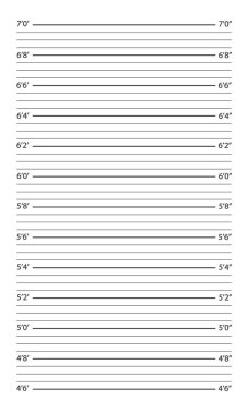 Polis sabıka kaydı. Tutuklu kişi ya da şüpheli tanımlaması için beyaz arka planda izole edilmiş boy tablosu. Vektör illüstrasyonu