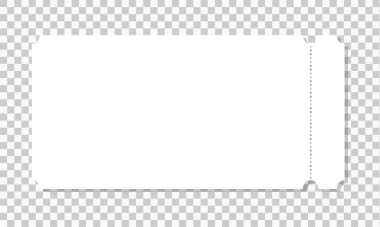 Bilet modeli. Boş kağıt piyango şablonu. Etkinlik, konser, film, müze, festival, tiyatro, sergi için boş giriş veya oturma kartı