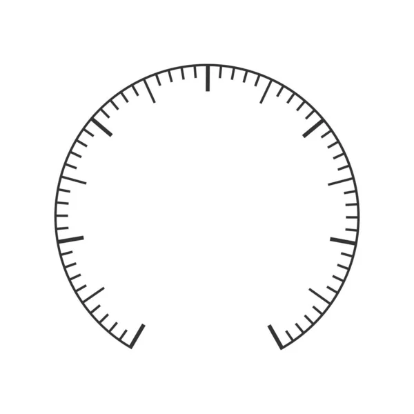 Pressometro Manometro Barometro Tachimetro Tonometro Scala Termometrica Modello Interfaccia Strumento — Vettoriale Stock