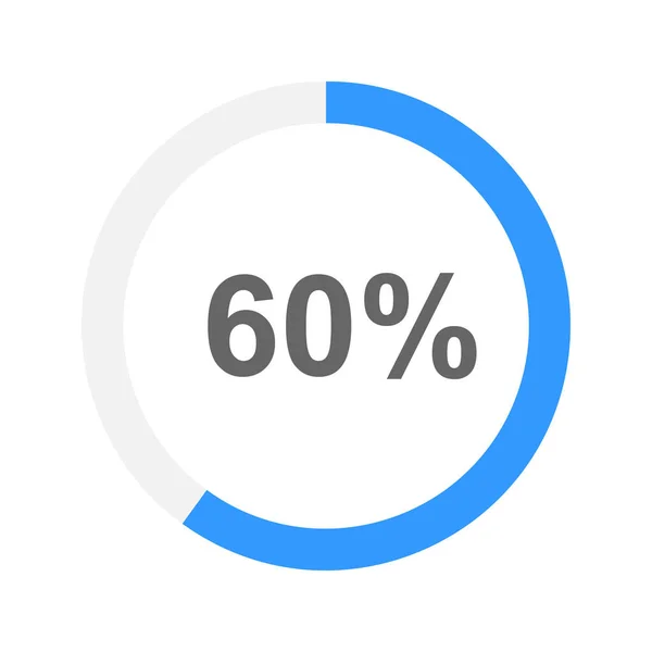 Process Bar Filled Percent Loading Progress Waiting Transfer Battery Charging — 스톡 벡터