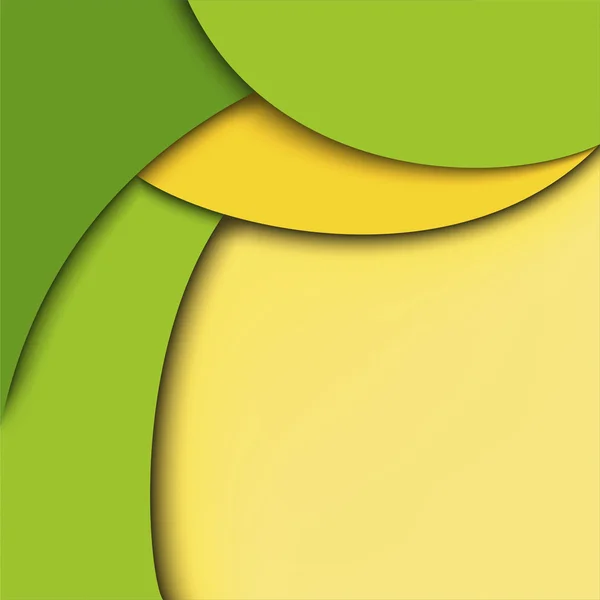 Abstracte achtergrond. groen en geel — Stockvector