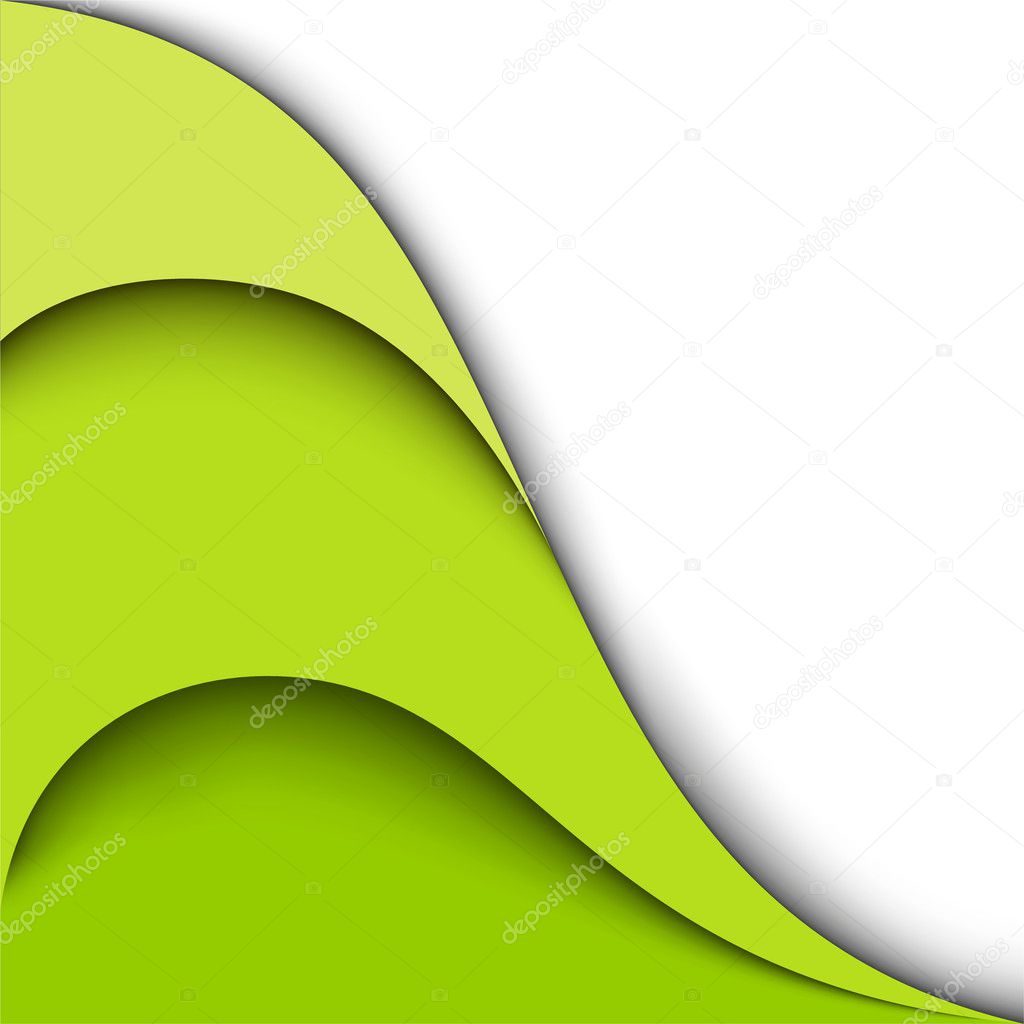 Green background. Vector design