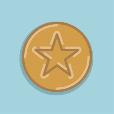 Oyun elementi Kore şemsiye çemberi kare yıldız mürekkep balığı