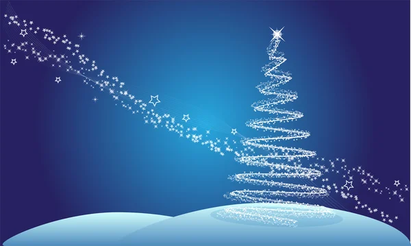 Abstract Christmas Tree — Stock Vector