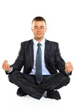 genç işadamı rahatlatıcı