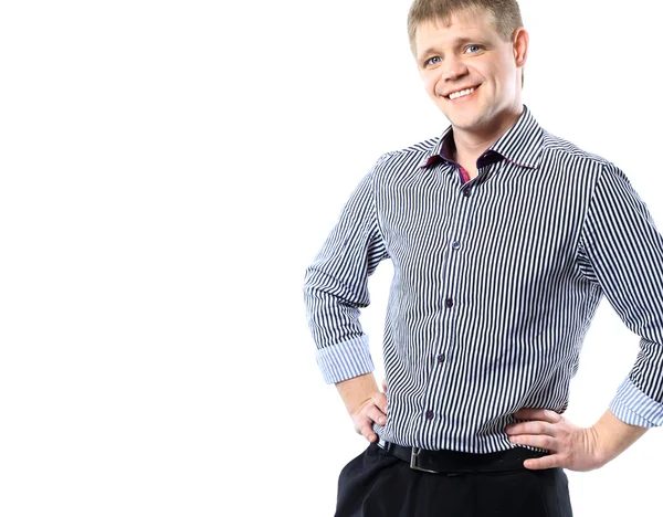 Portrait of an handsome confident business man — Stock Photo, Image