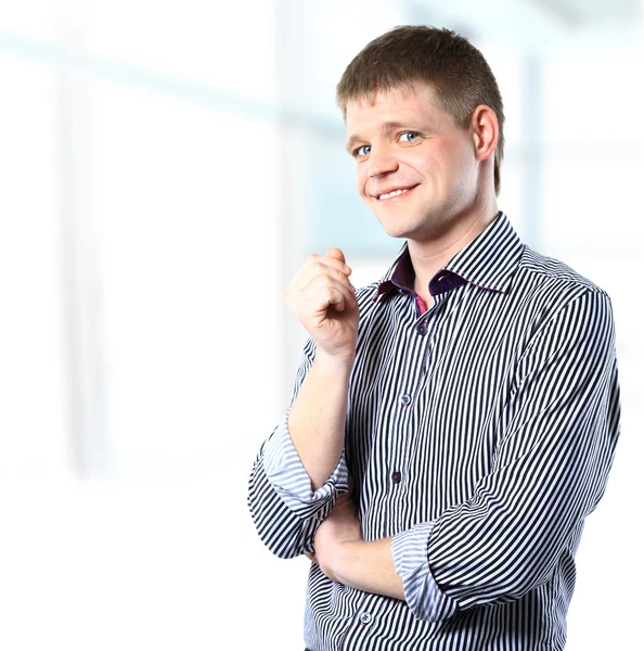 Retrato de empresário feliz — Fotografia de Stock