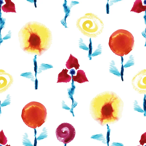 花のシームレスなパターン ロイヤリティフリーのストックイラスト