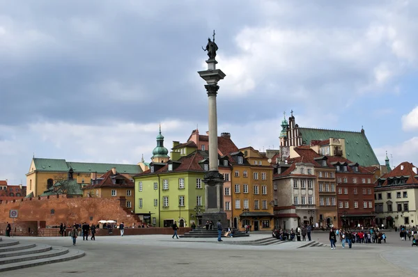Schlossplatz in Warschau — Stockfoto