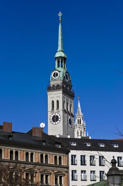 Iglesia de San Pedro en Munich Imagen de stock