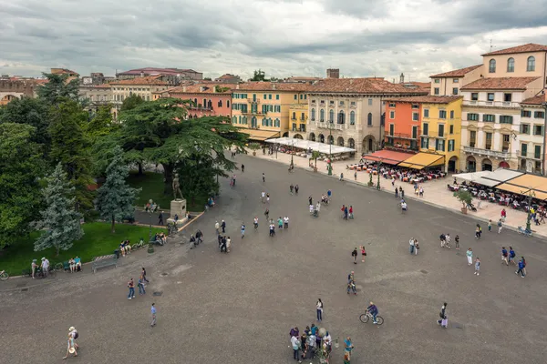 Piazza Bra in Verona — Stock Photo, Image