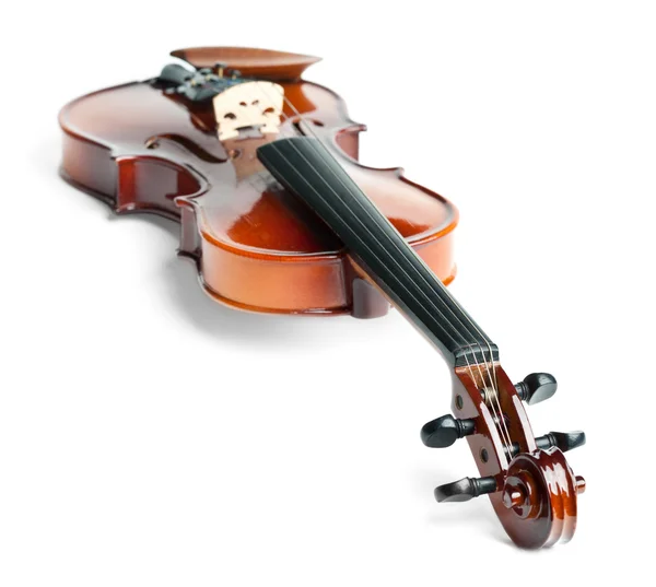 Lying neck forward violin — Stock Photo, Image