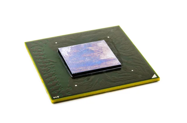 Processor with ball BGA pins — Stock Photo, Image