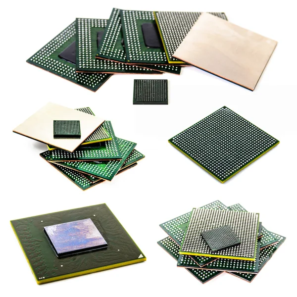 Processor met bal bga pinnen — Stockfoto