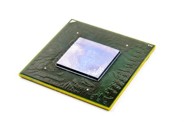 Processor with ball BGA pins — Stock Photo, Image