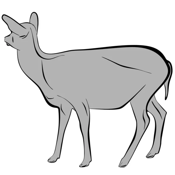 Cerfs — Image vectorielle