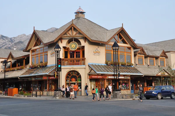 Avenida do banff — Fotografia de Stock