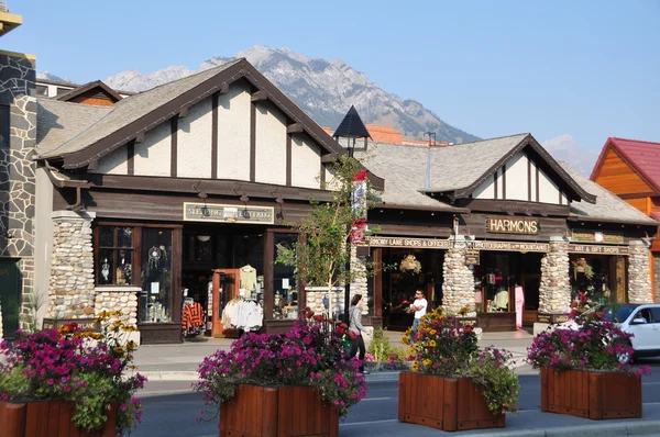 Avenida do banff — Fotografia de Stock