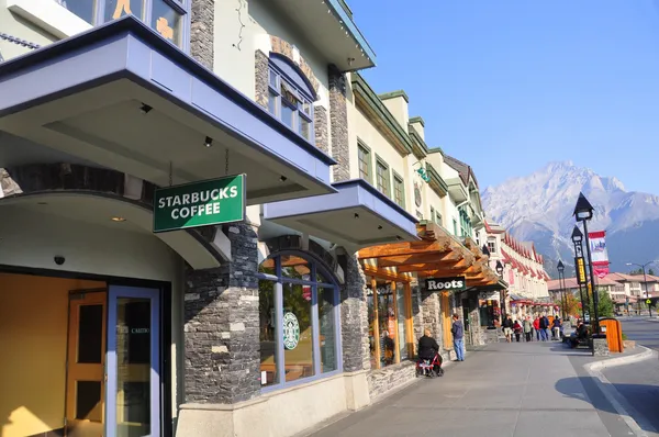 Avenida Banff — Foto de Stock