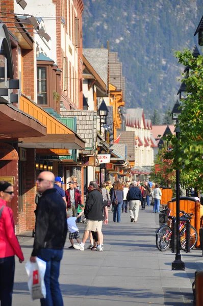 Avenida do banff — Fotografia de Stock