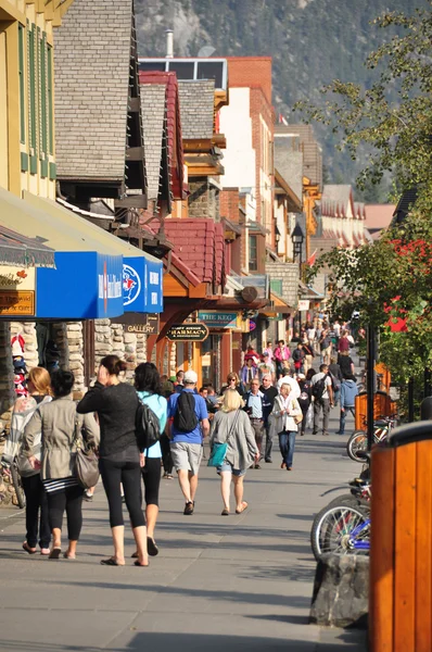 Avenida do banff — Fotografia de Stock