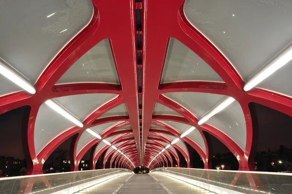 Puente peatonal de Calgary — Foto de Stock