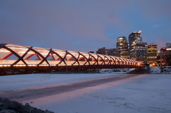 Calgary gyalogos híd — Stock Fotó