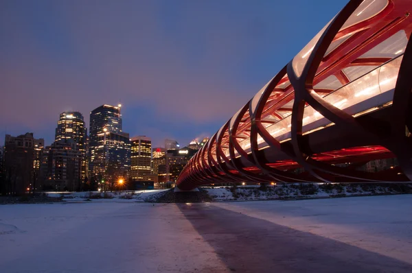 Pont piétonnier de Calgary — Photo