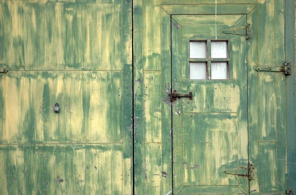 Dokulu grunge kapı — Stok fotoğraf